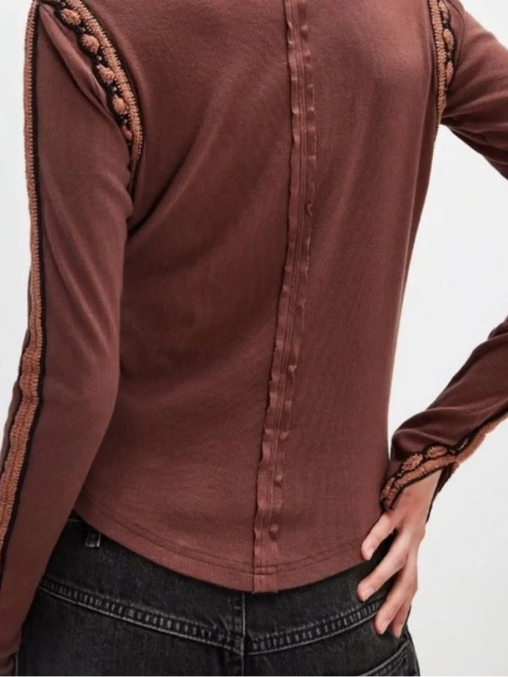 Free People 19 neckline trim